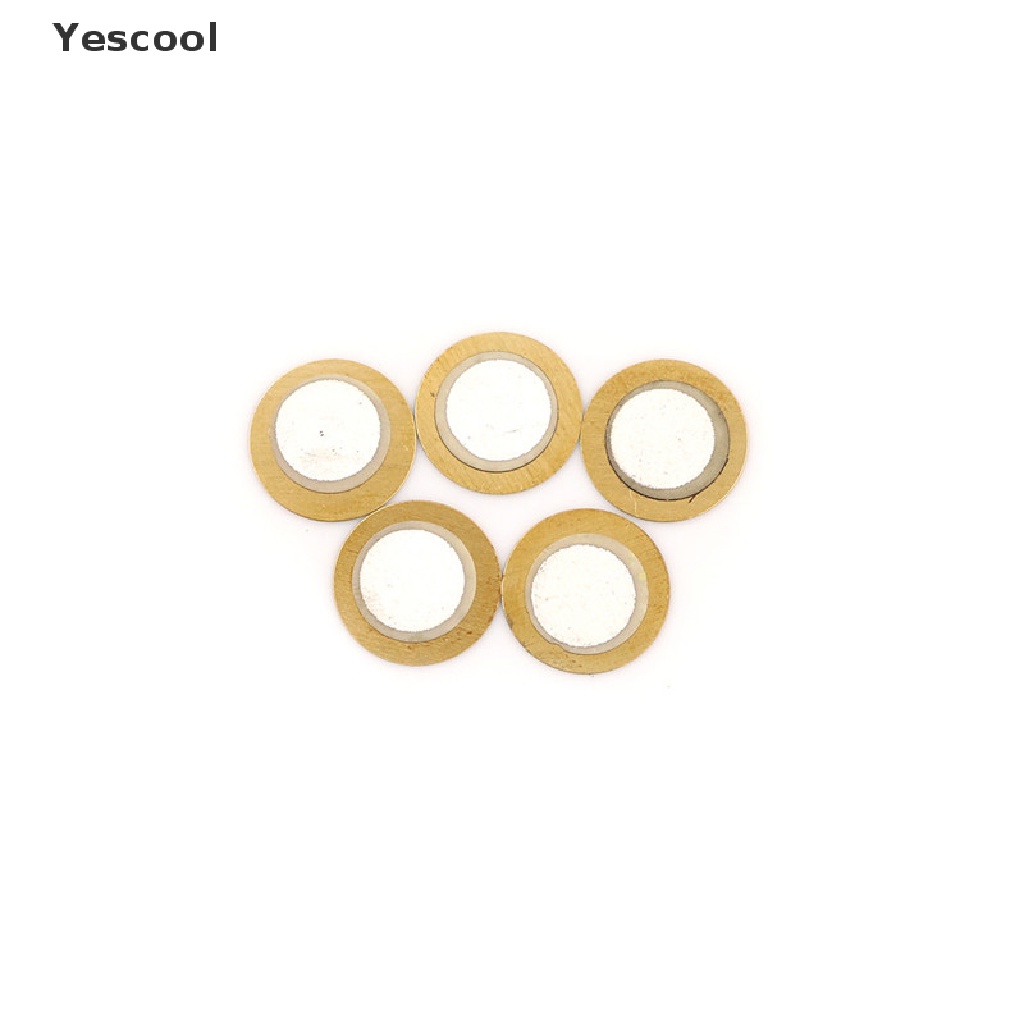 Yescool 20PCS Disk Drum Trigger Sensor Trigger Piezo Elements 20mm 6.5KHZ Bahan Tembaga