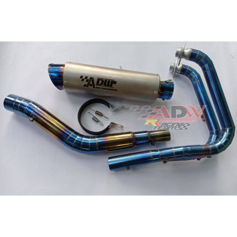 knalpot racing original ADW racing A2 long r25 ninja250 cbr250 mt25