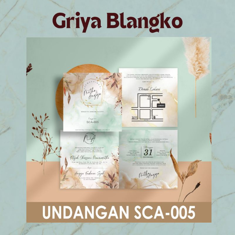Blangko Undangan Griya Blangko SCA-005