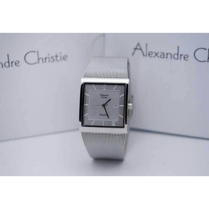 JUAL JAM BRENDED WANITA MURAH I  ALEXANDRE CHRISTIE AC 8333 WANITA ALL SILVER ORIGINAL  I TERLARIS I