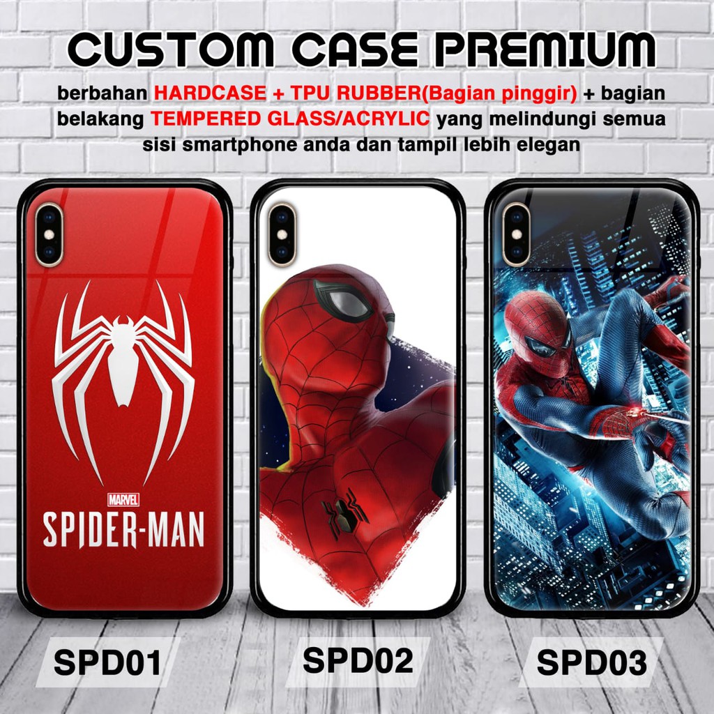 custom case spiderman realme c11,c12,c15,c17,realme narzo,narzo 20,narzo 20 pro premium casing