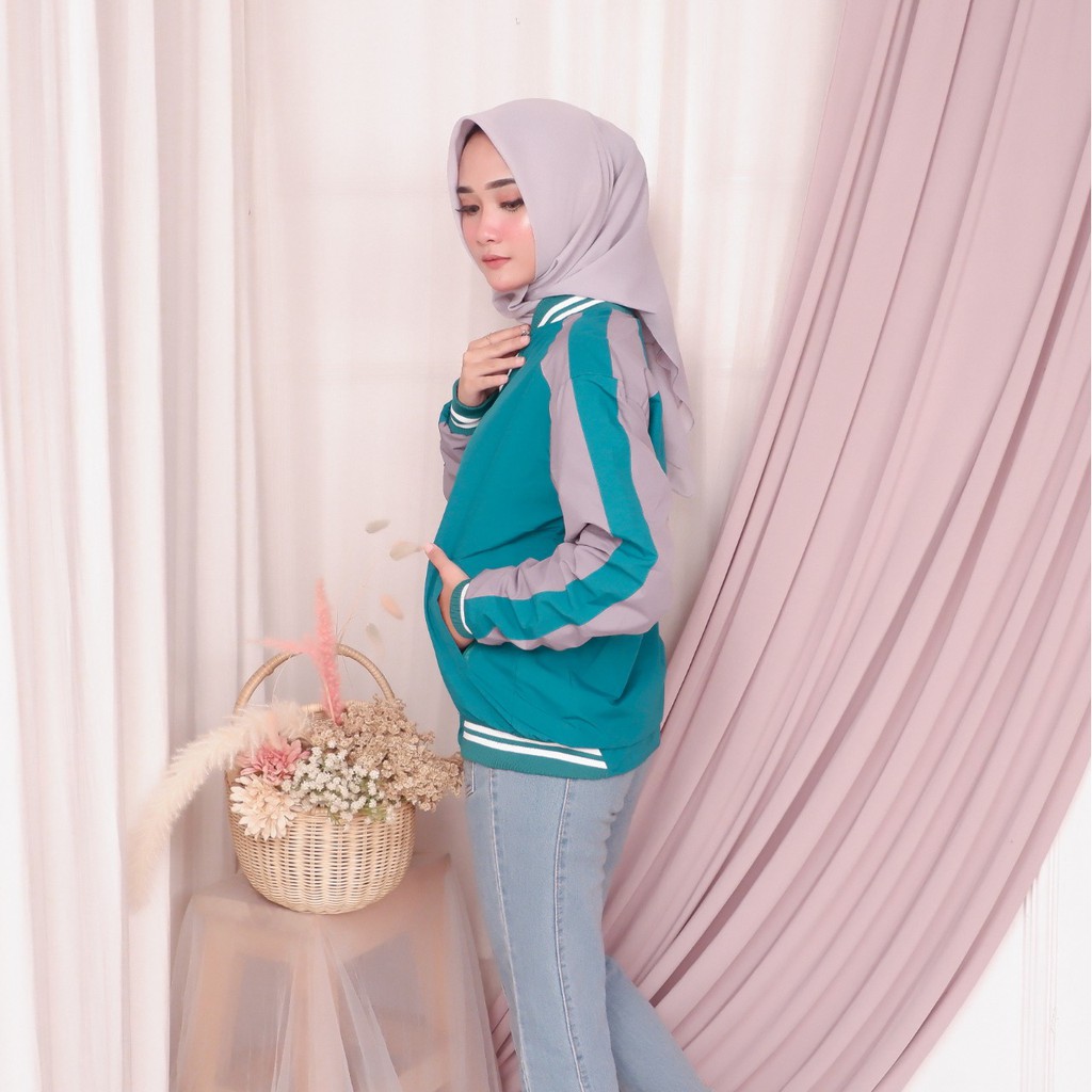 SKJ TOSCA |ManNeedMe x AMZ| Jaket Pria Bomber Jaket Parasut Unisex 2 in 1 ORIGINAL