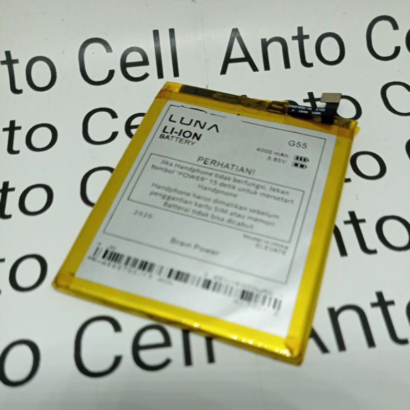 Baterai batre Luna G55 elevate G55 original battery hp