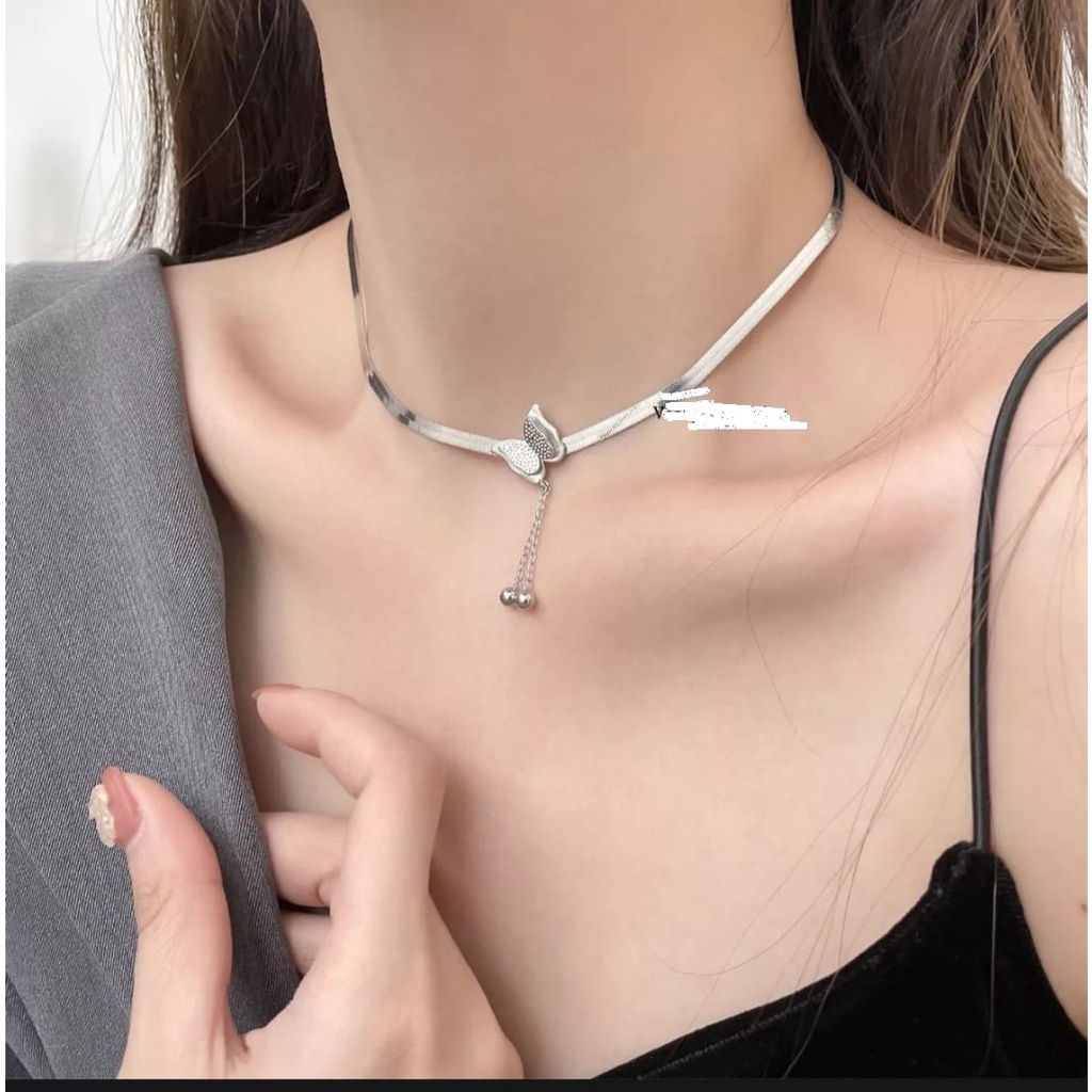 KALUNG  BAHAN ASLI TITANIUM , AKSESORIS FASHION KALUNG TITANIUM