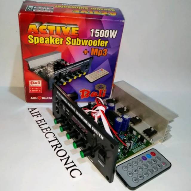Kit Amplifier Speaker Active plus Subwoofer+Mp3 PMPO 1500W Stereo