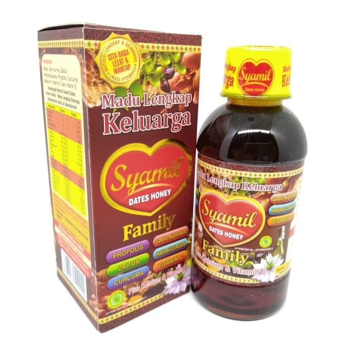 Madu Syamil Dates Honey Keluarga 200ml
