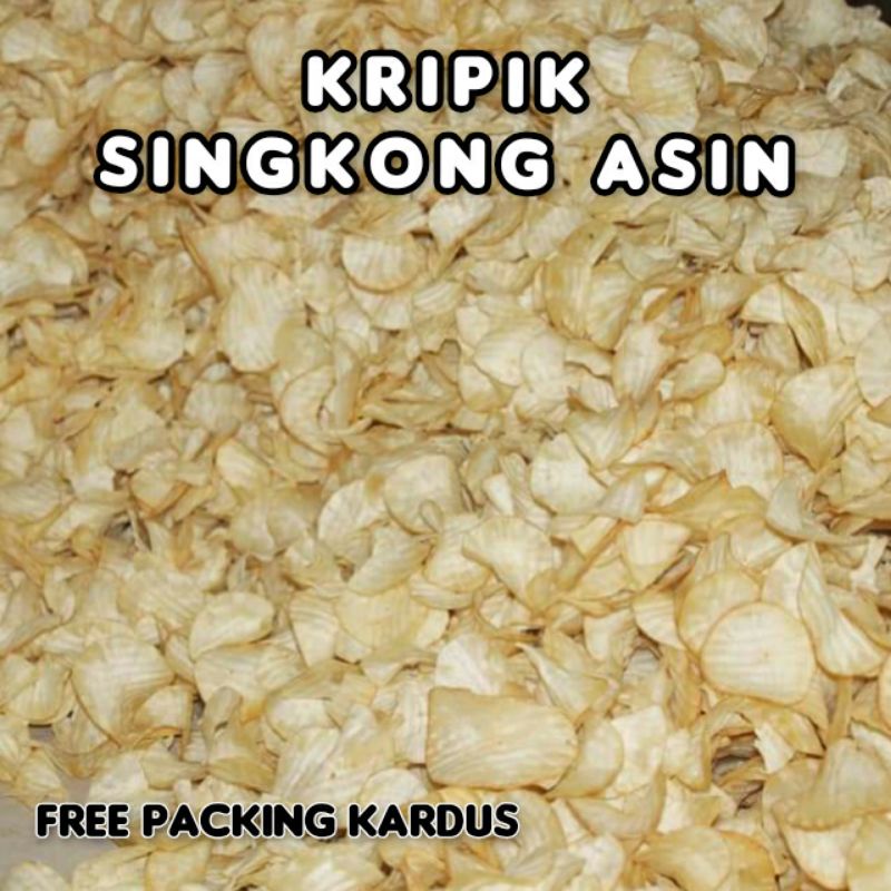 KRIPIK SINGKONG ASIN 250gr / KRIPIK SINGKONG / SNACK KILOAN MURAH/ CAMILAN MURAH