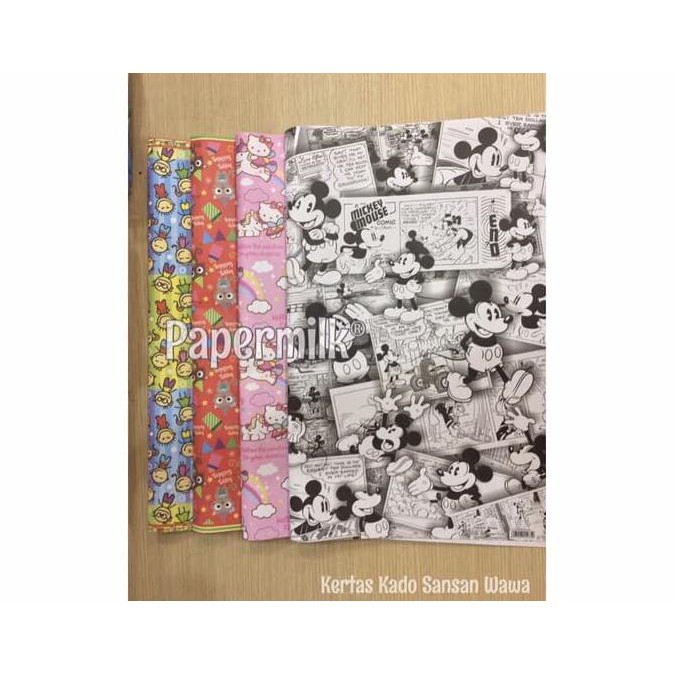 

TERLARIS GROSIR Kertas Kado Sansan Wawa, TIDAK BISA Pilih Motif