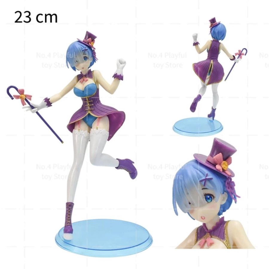 Action Figure Sexy Pesulap Re Rezo Life In A Different World Rem Anime