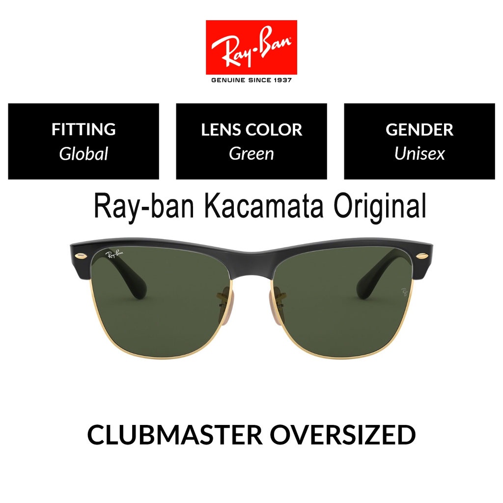 Jual Kacamata Rayban Clubmaster Rb 4175 Oversized Original Indonesia Shopee Indonesia