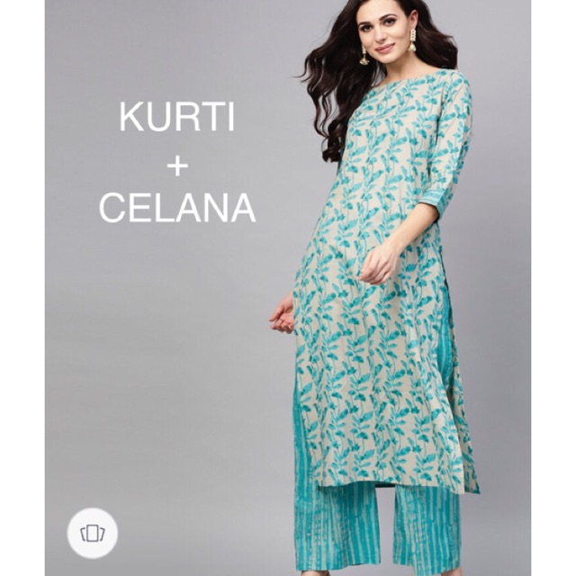 Size XXL / AKS Kurti / Kurti India / Baju India / Anarkali / Baju Lebaran / Baju Muslimah