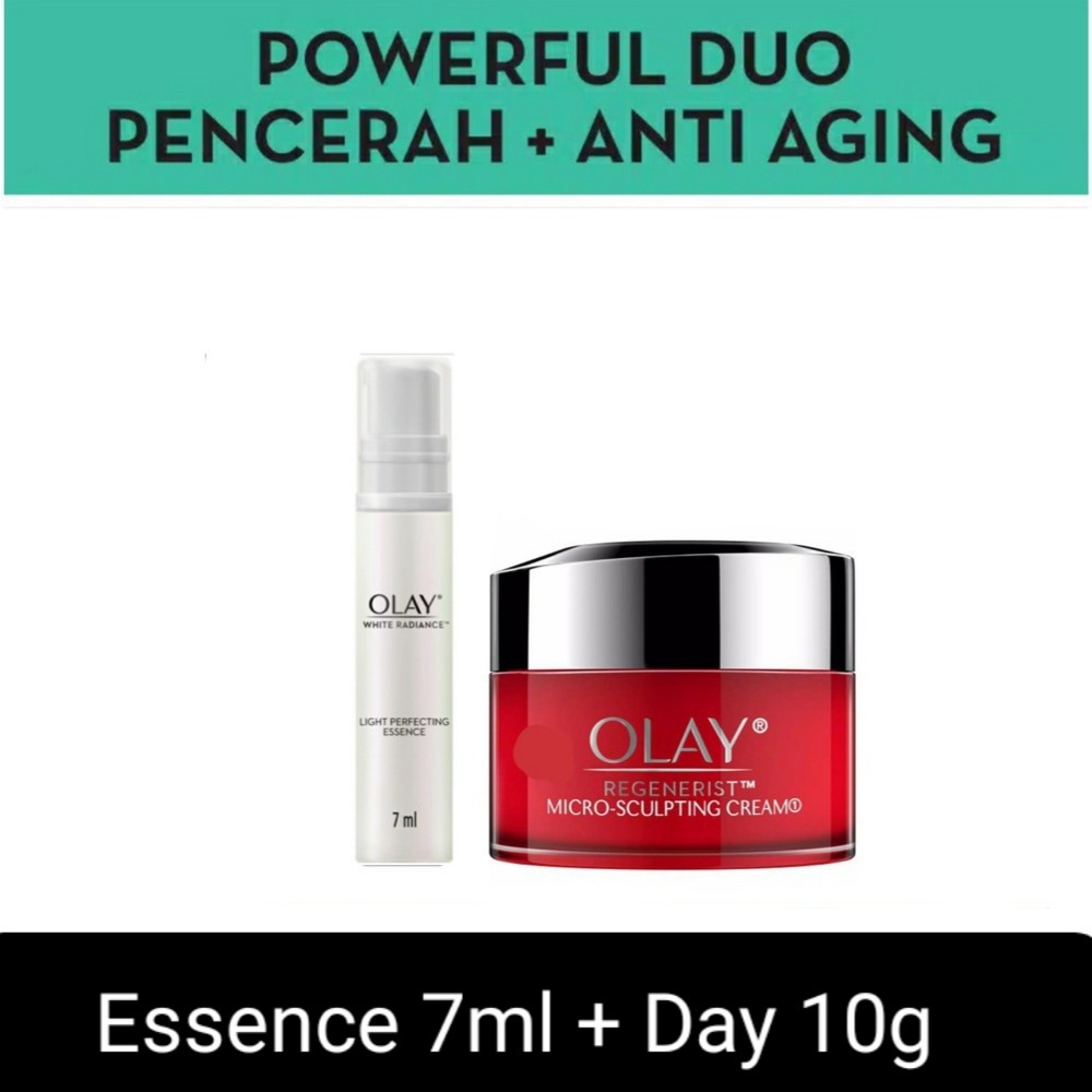Olay Power Duo Mini Essence White Radiance 7ml + Olay Regenerist Micro-Sculpting Day Cream 10g