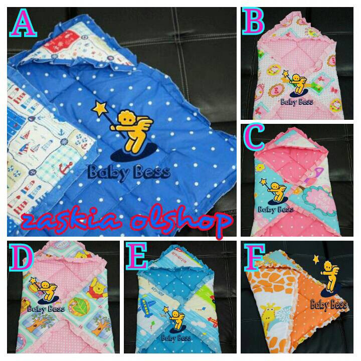 Selimut Topi/Selimut Bayi 2 Motif/Baju Bayi/Bedong