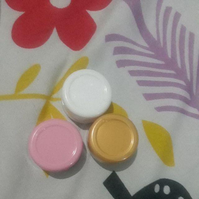 (paket 50 Pcs) Pot Cream Gram /  Ps 5 Gram Pink Putih