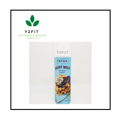 

Y2fit TATUA WHIPPING CREAM AEROSOL 250 GR - DAIRY WHIP CREAM HALAL IMPORT