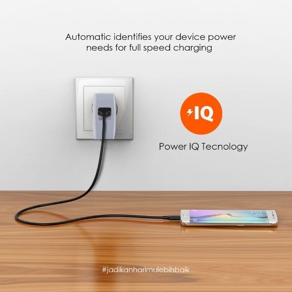 Kepala Charger | Adaptor Hp Fast Charger Quick Charge 3.0 JETE C11  - Garansi 2 Tahun