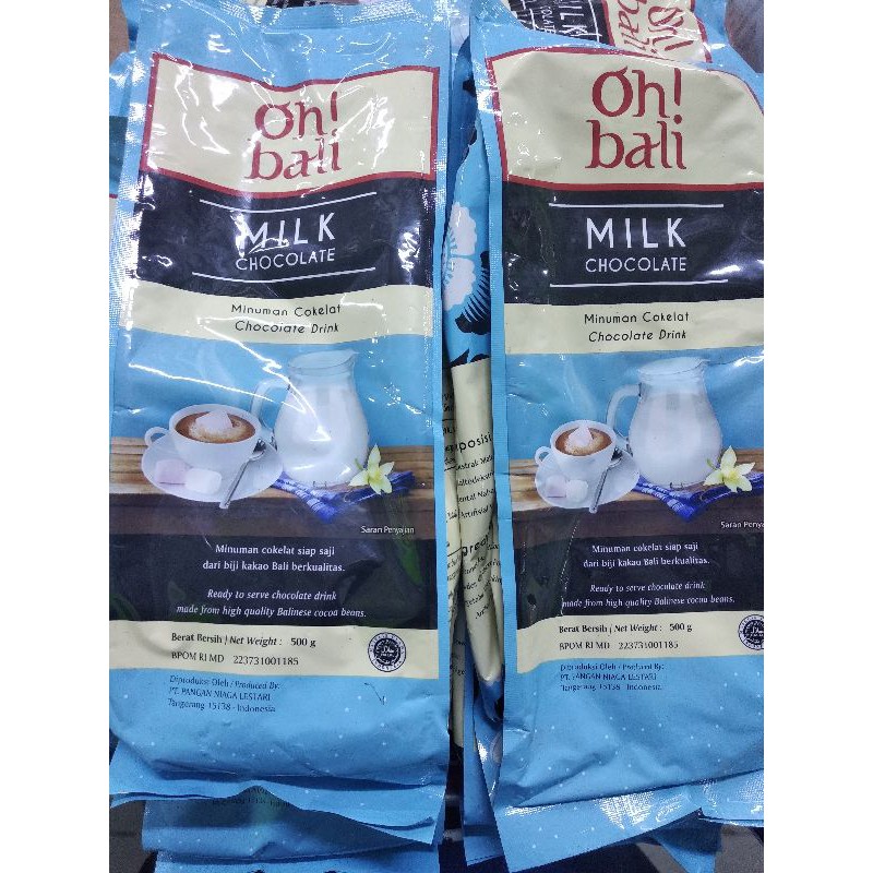 Oh Bali Milk Chocolate 500 gr
