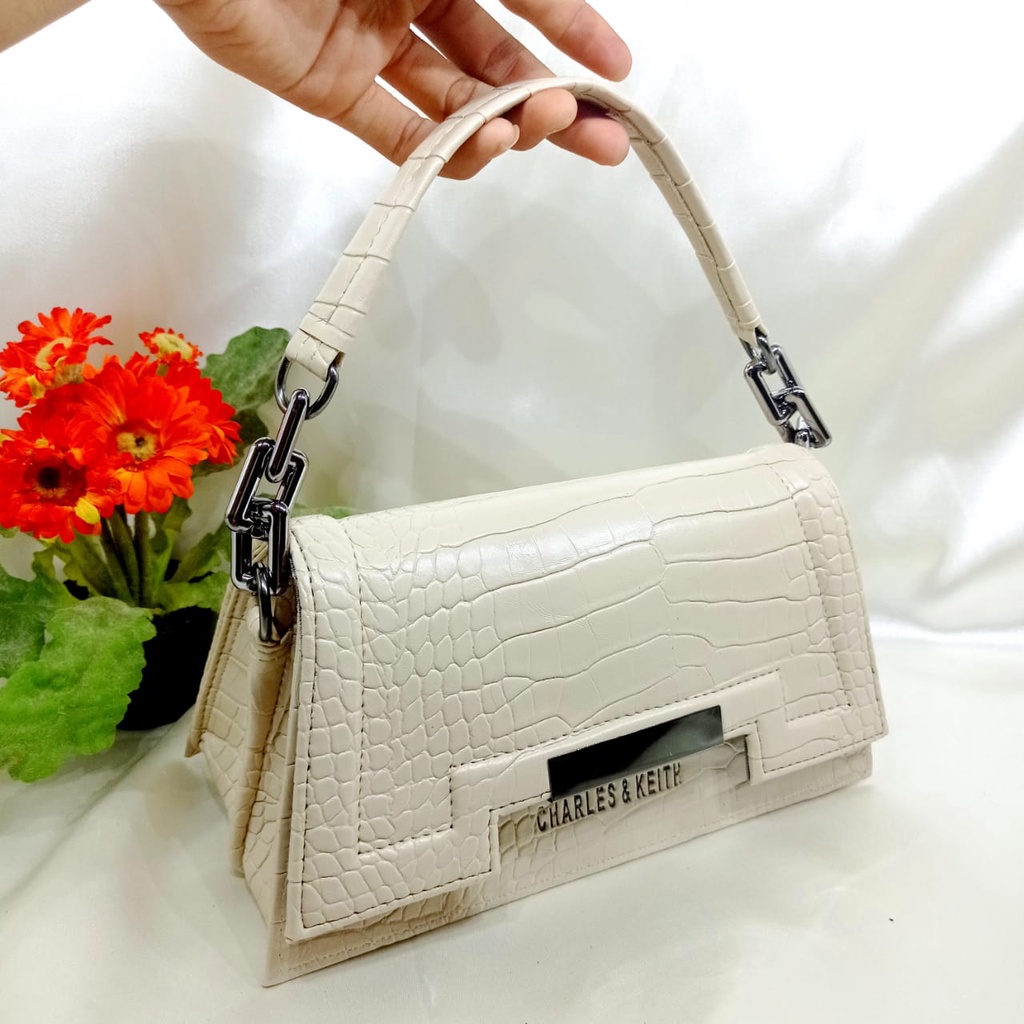 Tas wanita slempang croco terlaris ( COD )