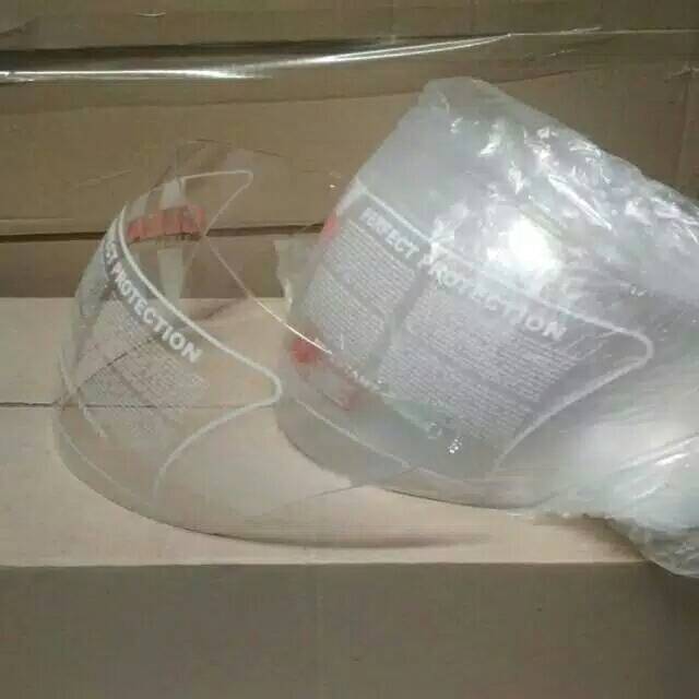 Kaca/visor helm putih/bening gm evolution