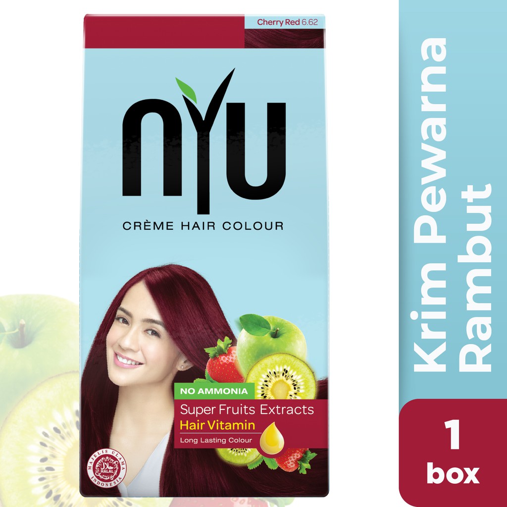 NYU Creme Hair Colour Cherry Red - Pewarna Rambut
