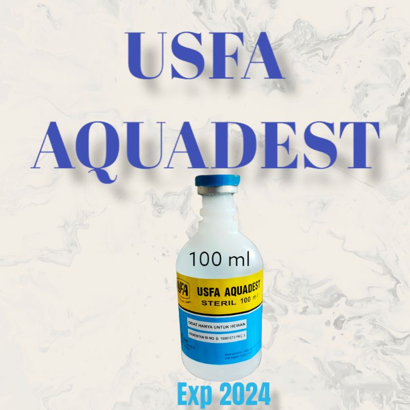 USFA AQUADEST AQUADES 100 ml