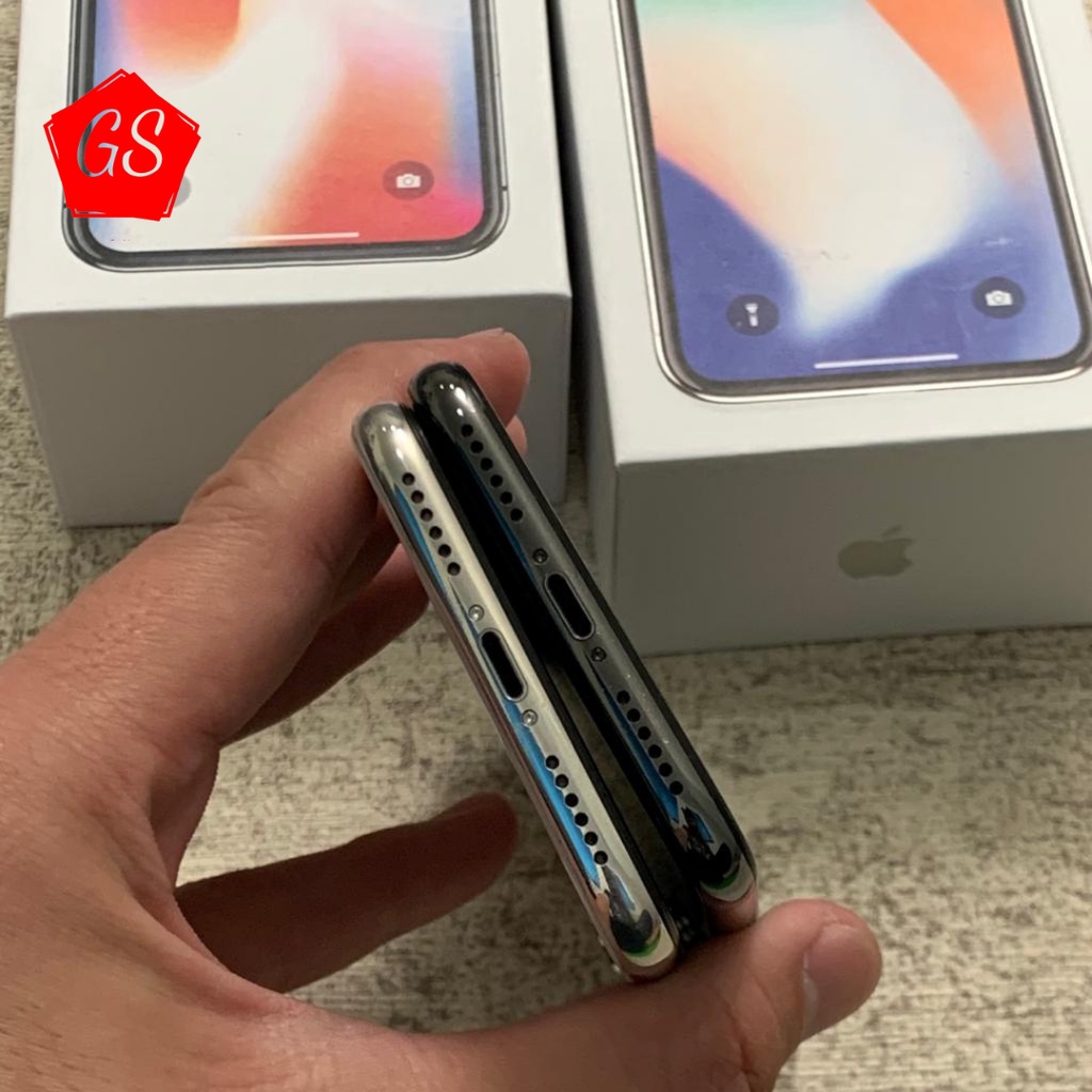 IPHONE X 256GB / 64GB SECOND ORIGINAL 100% MULUS / FULLSET