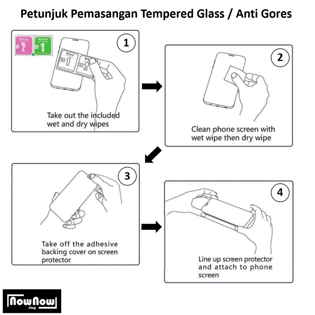 Tempered Glass Anti Gores Vivo X23 Screen Guard Protector 9H Kaca Temperglass