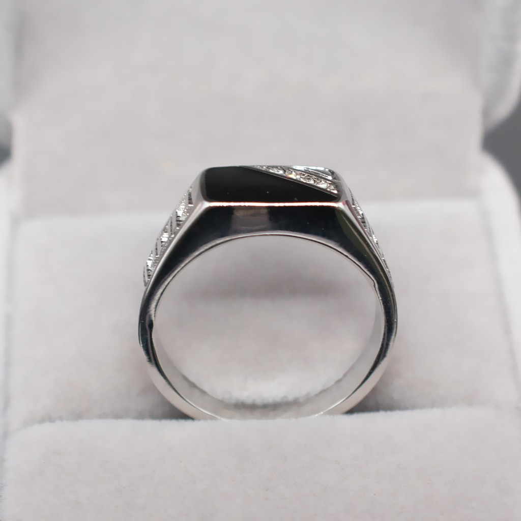 925 sterling silver cincin pria perhiasan gaya vintage