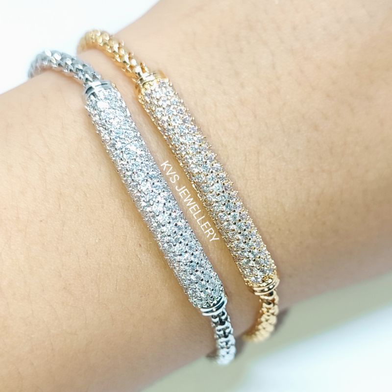Gelang mewah, gelang gold plated 7009