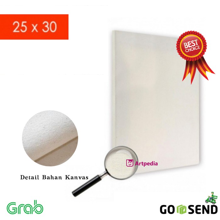 

TERMURAH High Quality Kanvas Lukis 25 X 30 cm / Canvas Board 25 x 30 cm Premium