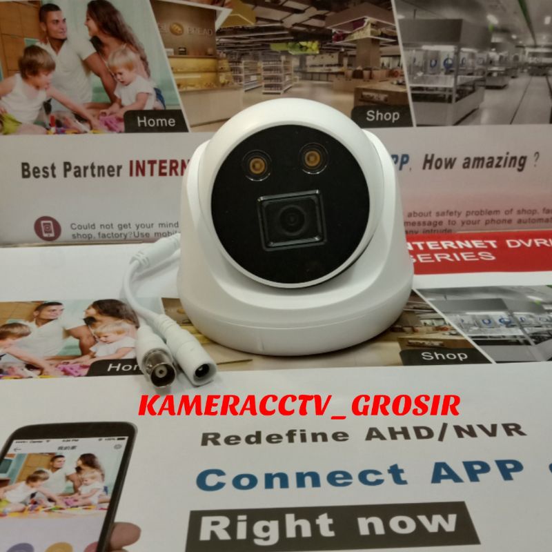 CAMERA CCTV INDOOR COLORVU 6MP FULLHD 1080P 24 JAM BERWARNA