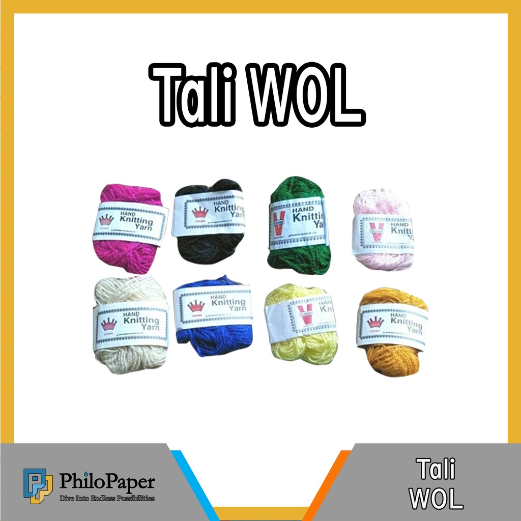 

ATK ~ Tali Wol / Benang Acrylic / Benang Rajut / Tali Katun