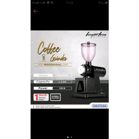 Penggiling Kopi/Coffee Grinder Ferratti Ferro :