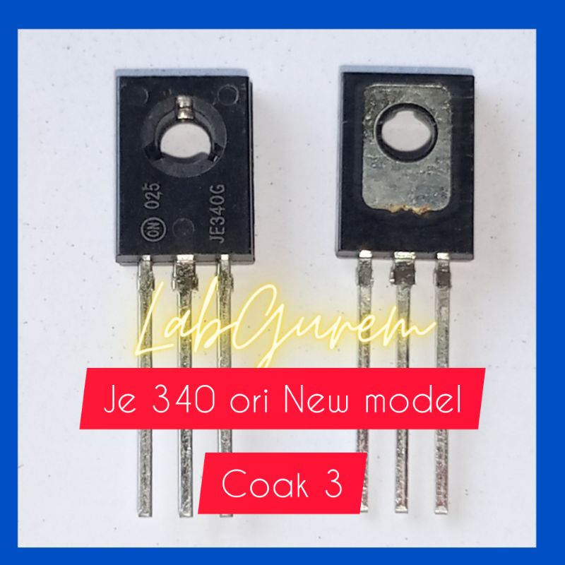 TRANSISTOR MJE KSE  JE 340 ATAU 350 ORIGINAL BIJIAN DAN SET