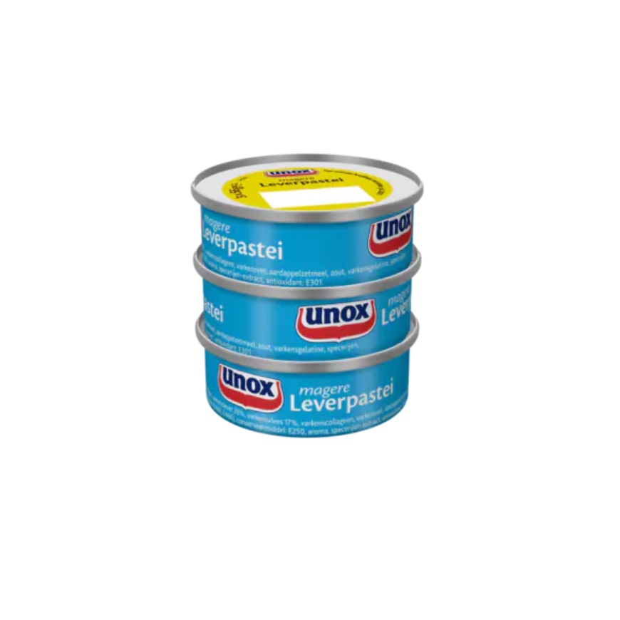 Unox Leverpastei / Liver Pate Low Fat 56 Gram