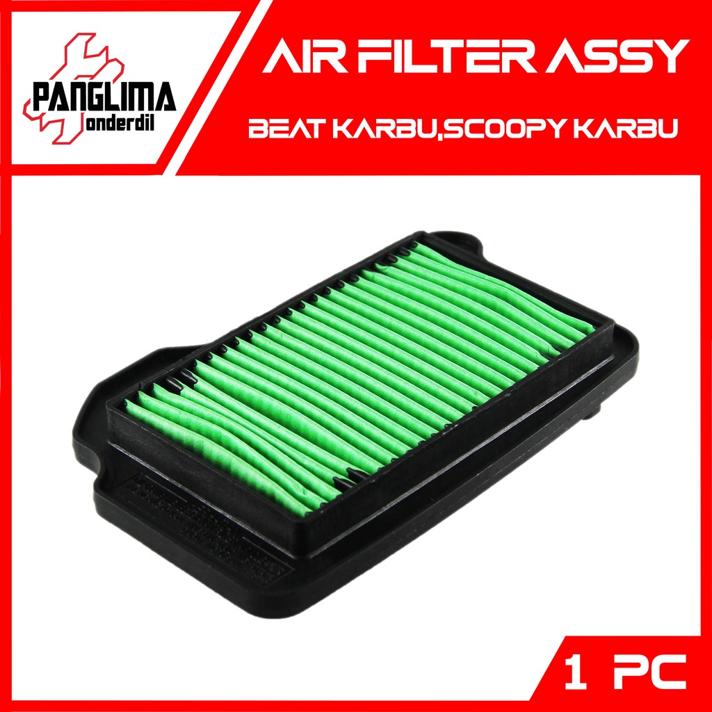 Filter Udara Honda Beat Karbu-Karburator &amp; Scoopy Carbu-Carburator Lama-Old Saringan-Busa-Hawa-Air Assy