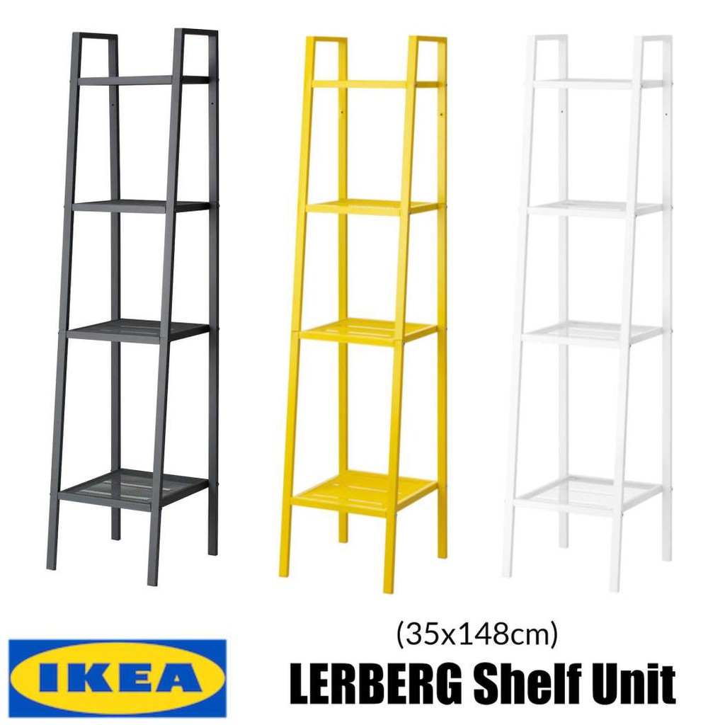 Unit Rak Susun  Baja IKEA  LERBERG 35x35x148cm Lemari  Rak 