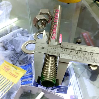 Stud bolt  stainless m20 x 200 Baut tanam  angkur bolt  ss m20 x 100 THE 