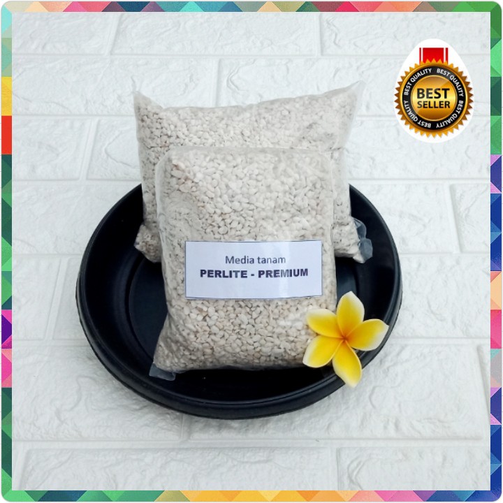 Perlite Premium 1 Liter Media Tanam Hidroponik Kaktus Dll Densiti Rendah Perlit 1 L Natural