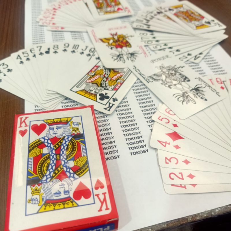 Jual Kartu Remi Playing Cards Laminated Card Shopee Indonesia