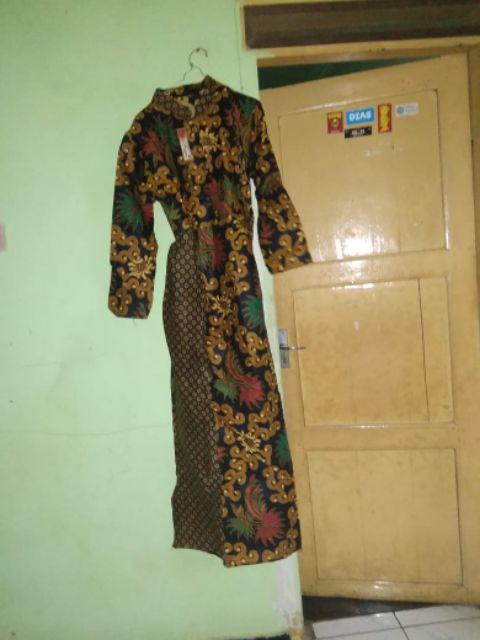 Cp Gamis Davina Batik Gamis Batik Sogan Cantik Modern Terbaru Seragaman Murmer Muslim Syari