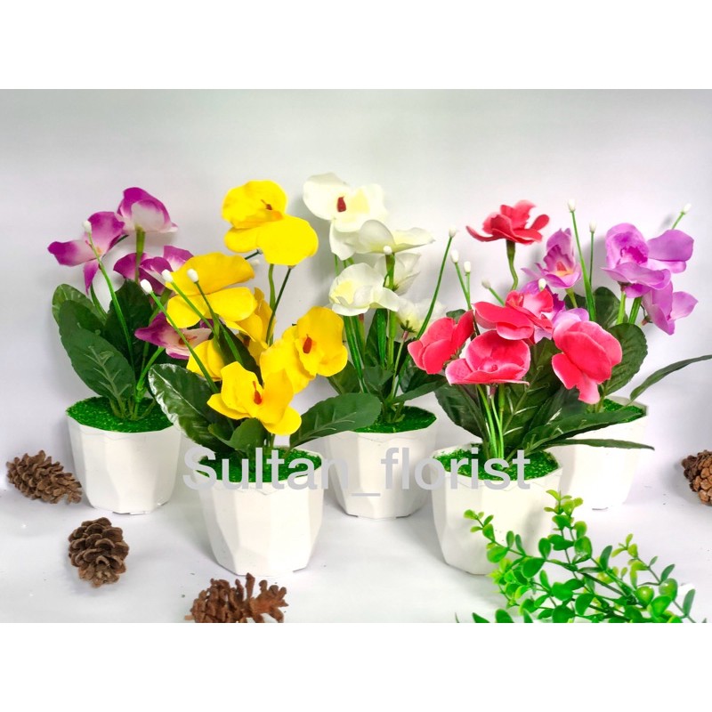 bunga artificial bunga anggrek murah