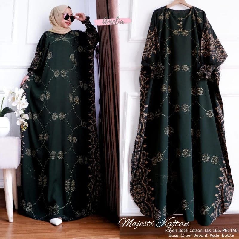 Kaftan Majesti Kekinian / Kaftan Viral / Kaftan Lebaran 2022 / Kaftan Murah Kekinian
