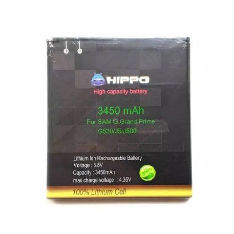 Battery Hippo Samsung Galaxy J5 2015 / J2 Grand Prime / J3 2015 2016 / J2 Pro Baterai Batre Batere