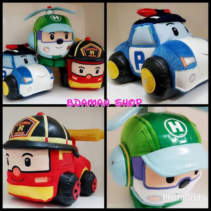 Figure Robo car Poli - Roy- hely / Boneka Robocar Poli Mainan Robocar