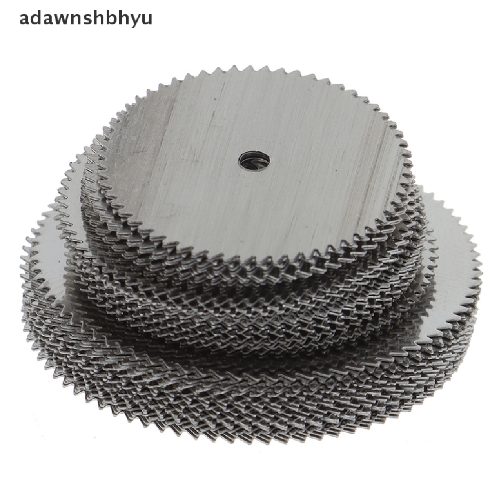 Adawnshbhyu 20Pcs Mata Gergaji Mini Circular Saw HSS Piringan Pemotong Kayu Untuk Alat Listrik Putar