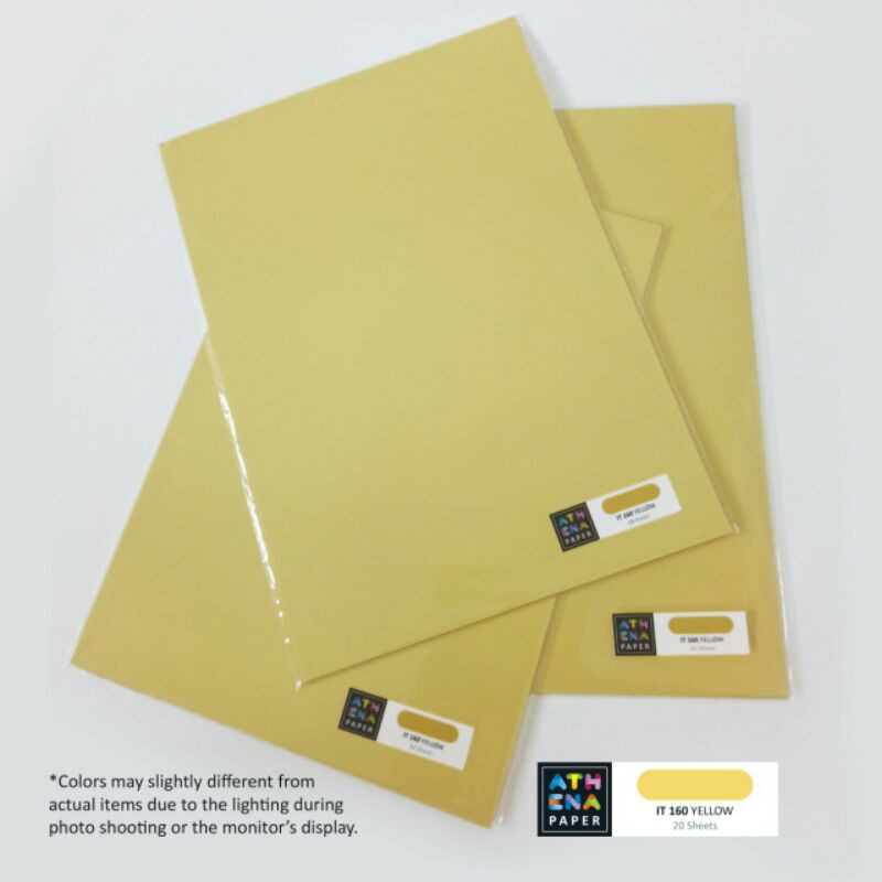 

Kertas HVS Warna A4 - IT 160 Yellow