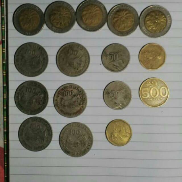 [MONICASTOREE_]UANG LOGAM LAMA ASLI