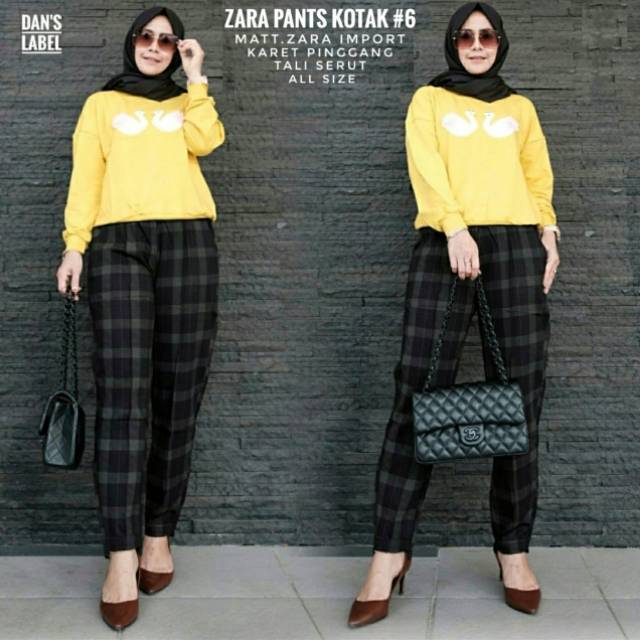 ZARA PANTS KOTAK #6 by DANS LABEL 300720