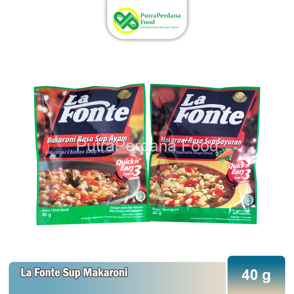 

LA FONTE Macaroni Sup Instan 40gr